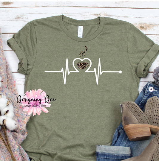 Coffee Heartbeat Unisex Shirt
