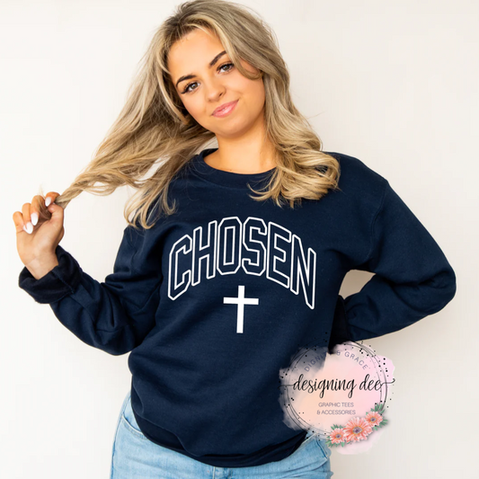 Chosen Varsity Style Christian Shirt for Women