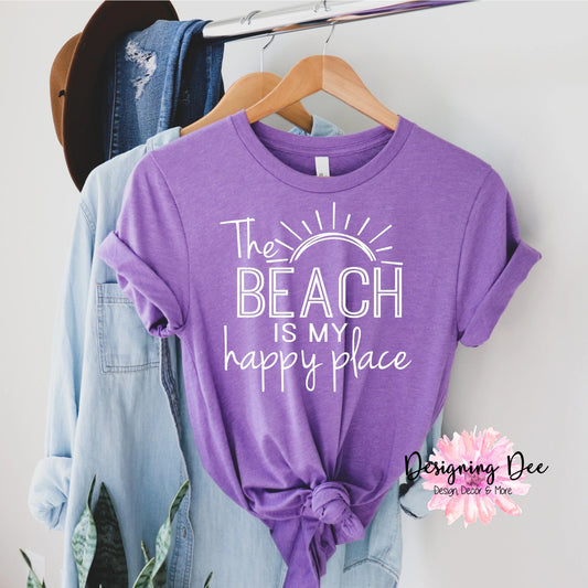 The Beach Is My Happy Place Unisex Shirt