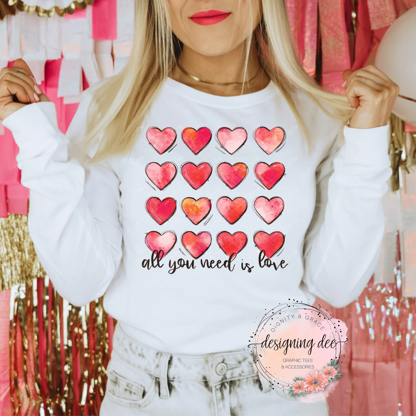 All You Need Is Love Valentine's Day T-shirt