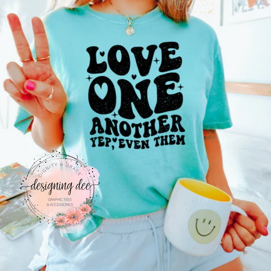 Love One Another Christian T-shirt for Women