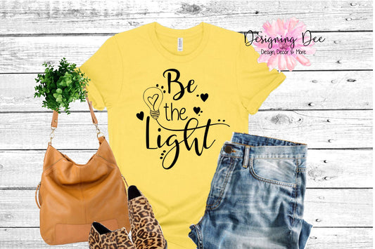 Be the Light Matthew 5:14 Women's Christian T Shirt