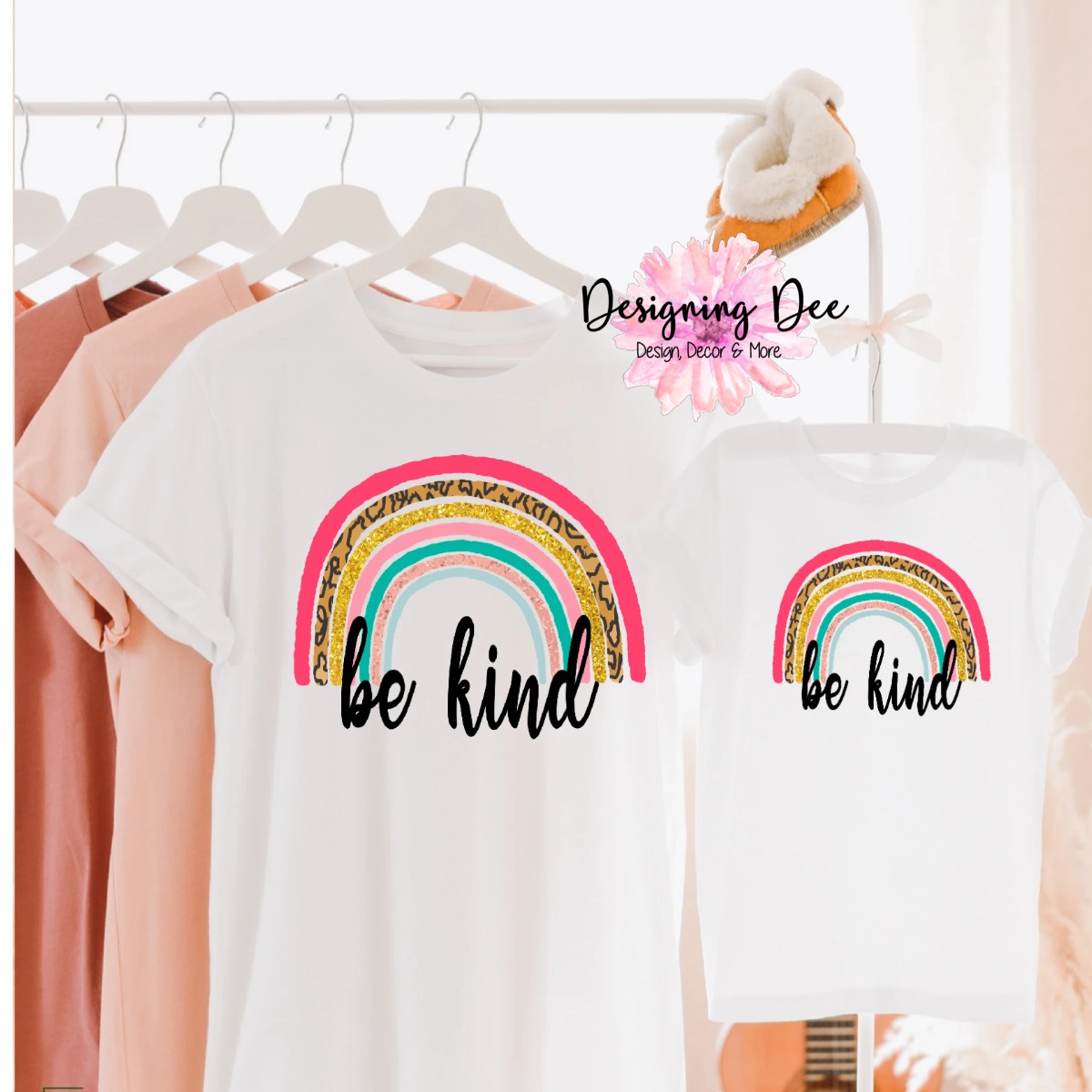 Be Kind Rainbow Graphic Tee