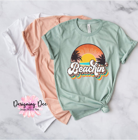 Beach T-Shirt,  Beachin' Summer Sunrise T-shirt