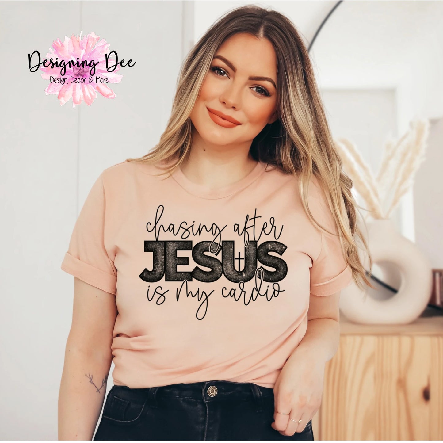 Chasing Jesus is My Cardio Unisex T-shirt