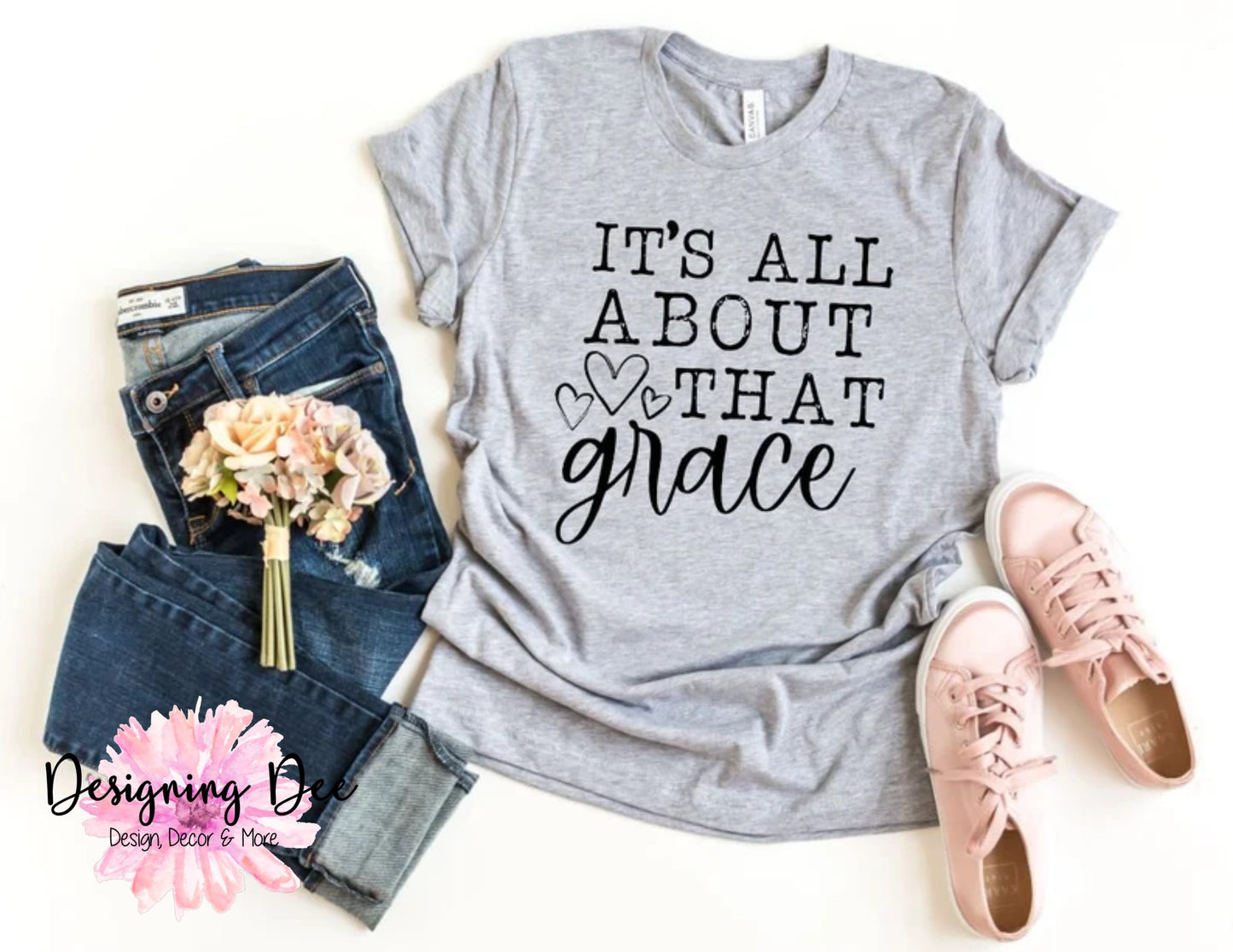 All About That Grace Christian T-Shirt