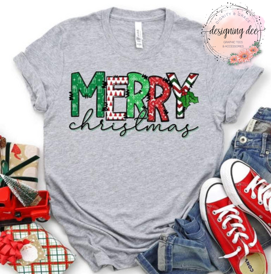 Merry Christmas Graphic T-shirt