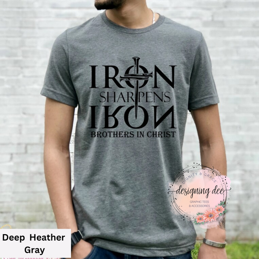 Iron Sharpens Iron Christian Shirt for Men