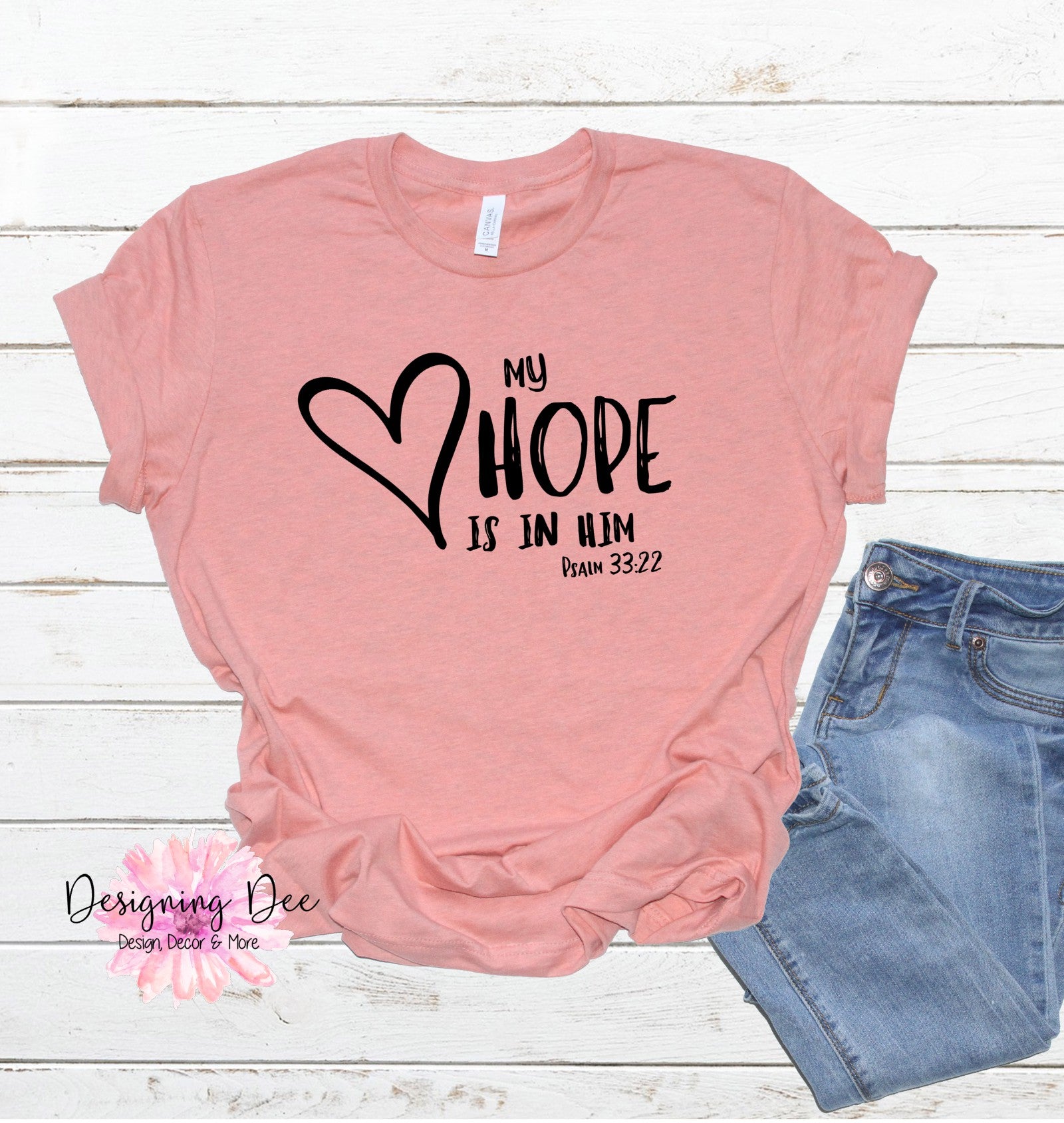 My Hope is In the lord women's shirt