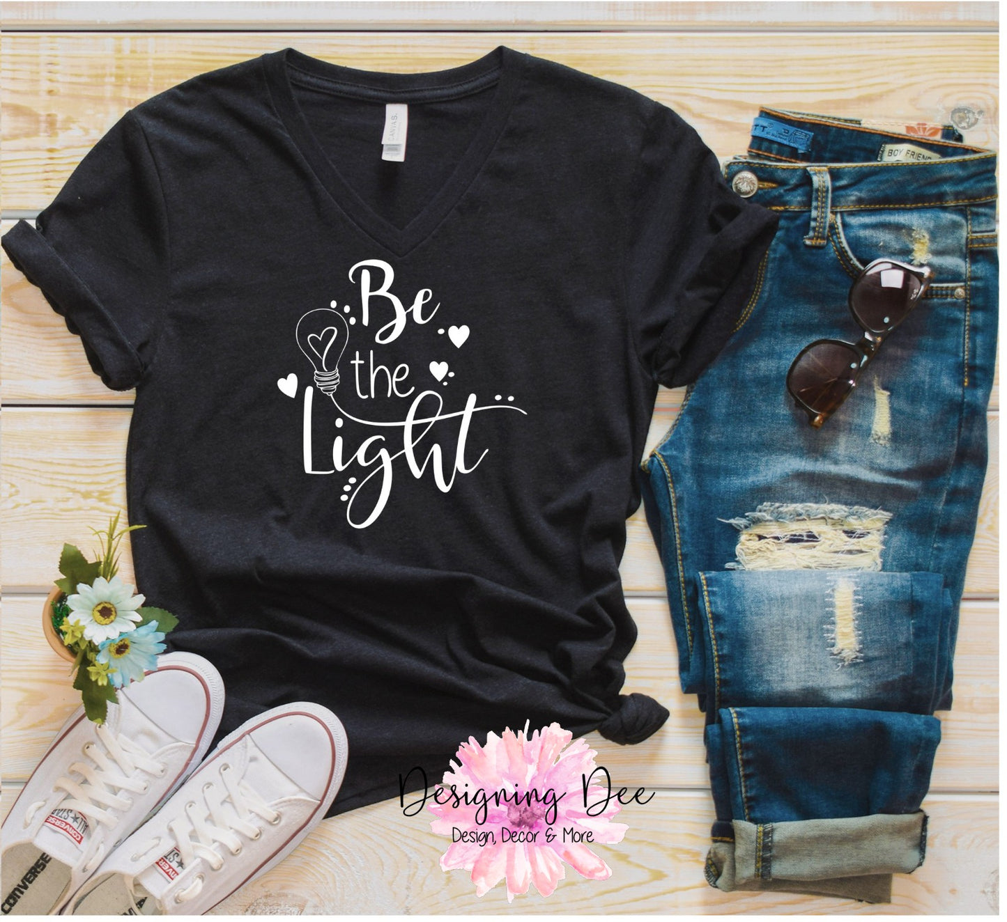 Be the Light Matthew 5:14 Women's Christian T Shirt