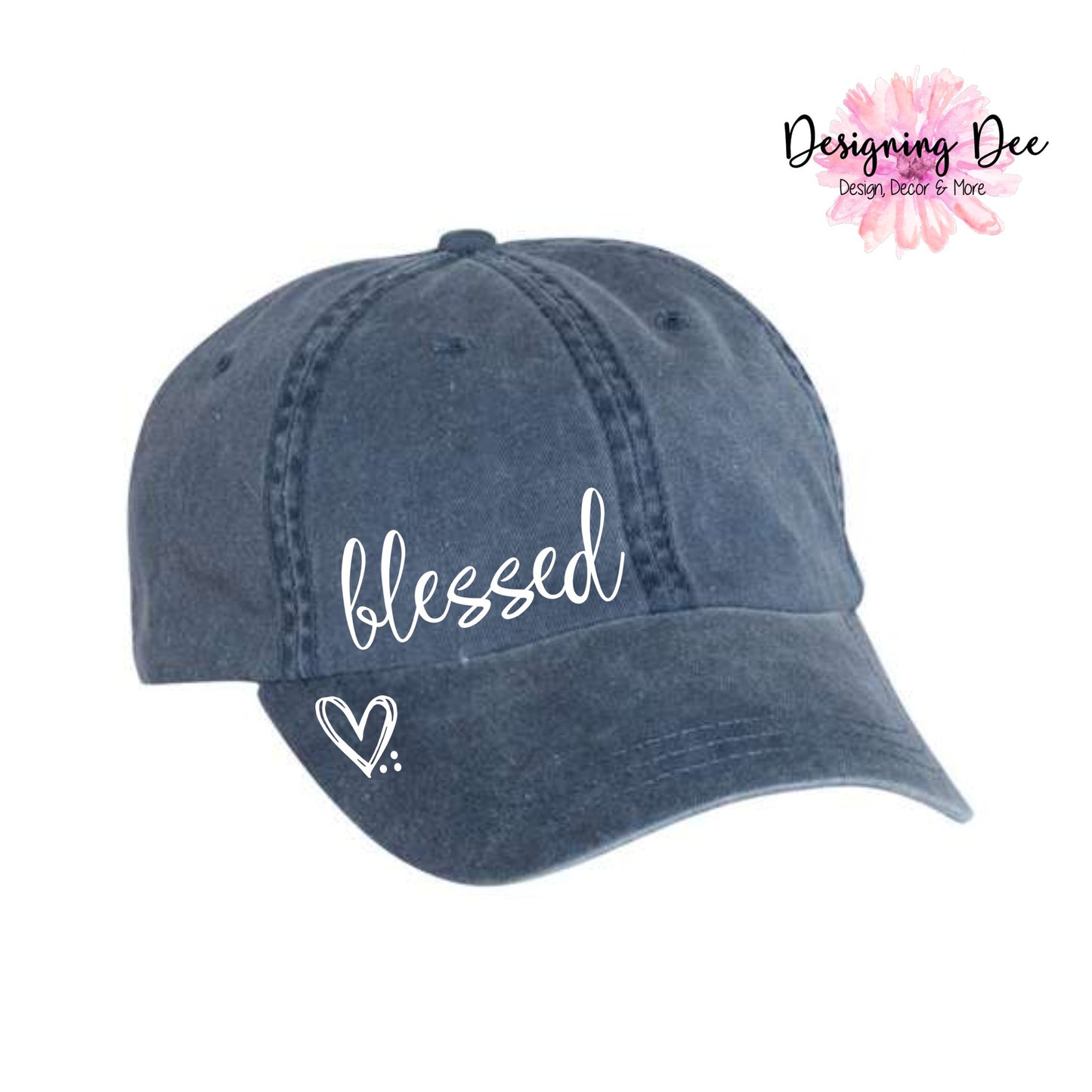 Blessed Baseball Style Christian Hat