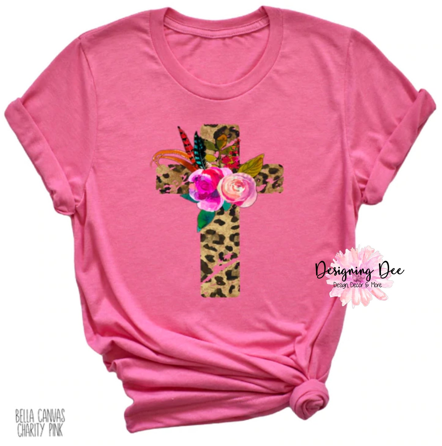 Leopard Cross Easter Shirt