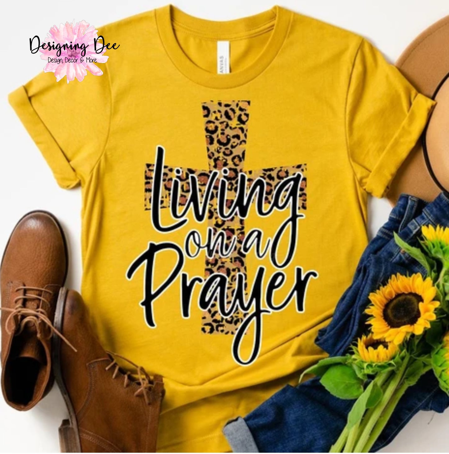 Living On A Prayer Graphic T-shirt