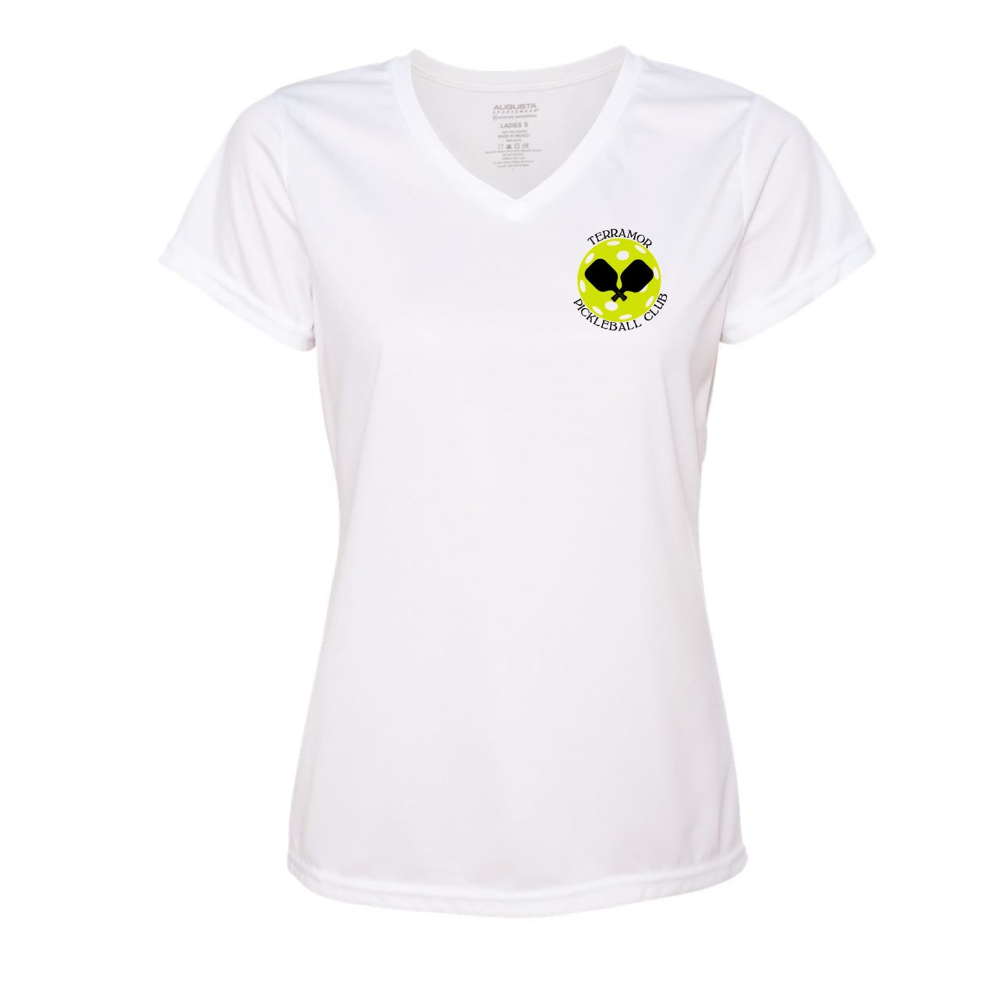 Women's Dri-fit Pickle Ball V-Neck Shirt
