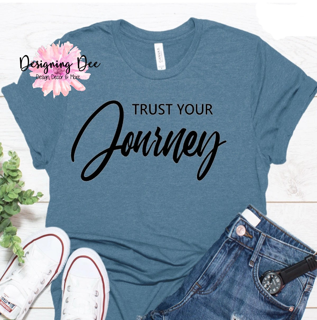 Trust Your Journey Graphic T-Shirt for Women